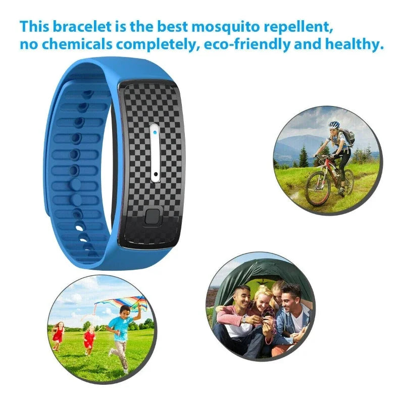 M30 Ultrasonic Mosquito Repellent Bracelet kids Adult Anti Mosquito Killer Pest Insect Drive Wristband 3 Modes Repellents Watch Leedoar