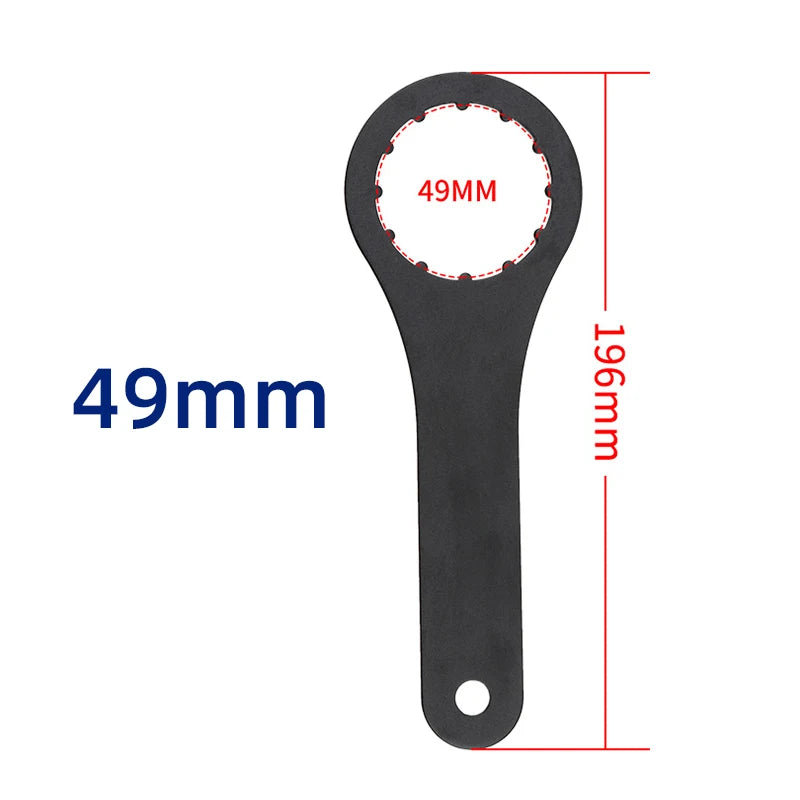 Llave de pedalier de bicicleta MEROCA de 44 mm, 46 mm, 49 mm, muesca 16/24 para IXF BB51 BB52 DUB, herramienta de reparación e instalación de bicicletas 