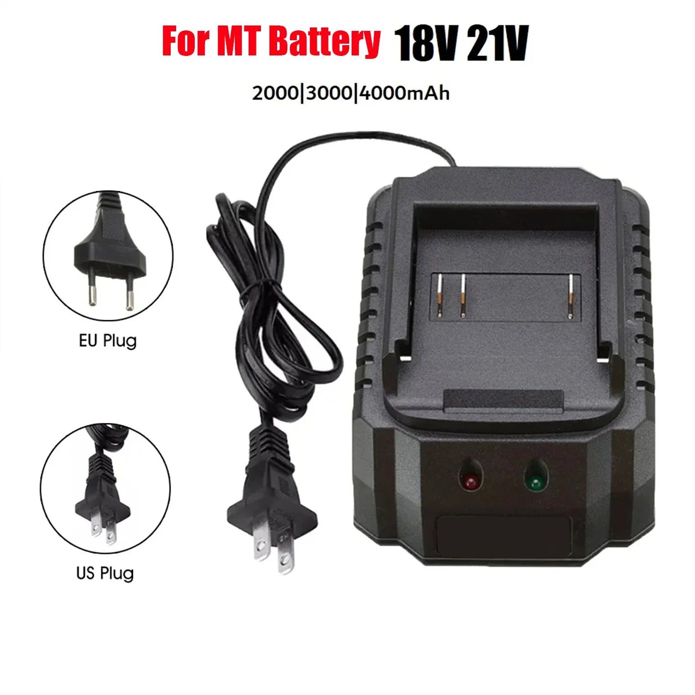 MT Battery Model Charger 18V 21V Electric Drill Electric Wrench Angle Grinder Charger Electric Tool Battery Charger Leedoar