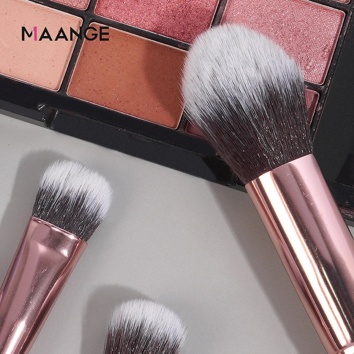 Maange 20pcs Makeup Brushes Set Cosmetic Foundation Powder Blush Eye Shadow Lip Make Up Brush Blending Tools For Women Beginner Leedoar