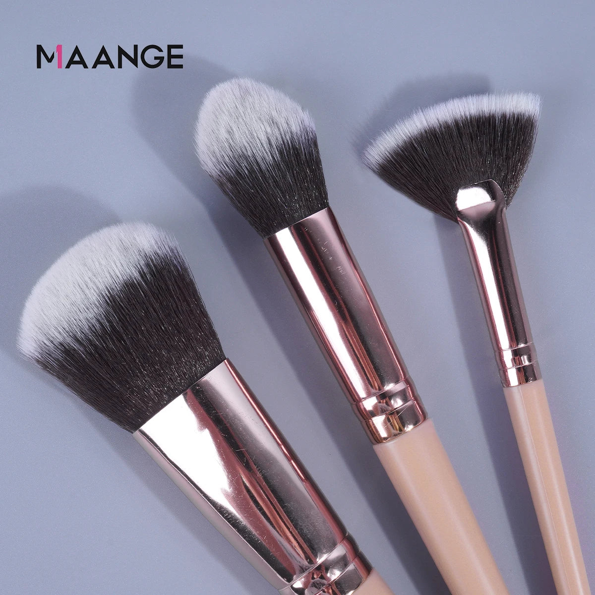 Maange 20pcs Makeup Brushes Set Cosmetic Foundation Powder Blush Eye Shadow Lip Make Up Brush Blending Tools For Women Beginner Leedoar