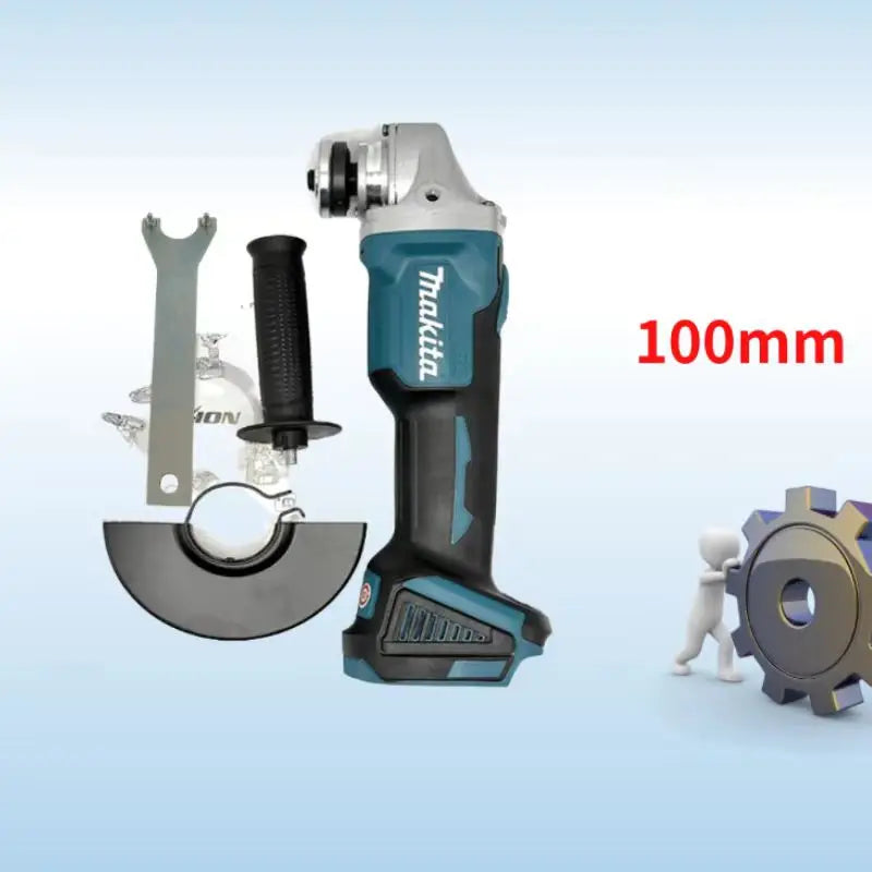 Makita 18V GrinderTools 125/100mm Brushless Grinding Machine Power Tool Electric Grinder Rechargeable Wireless Drill Free Shippi Leedoar