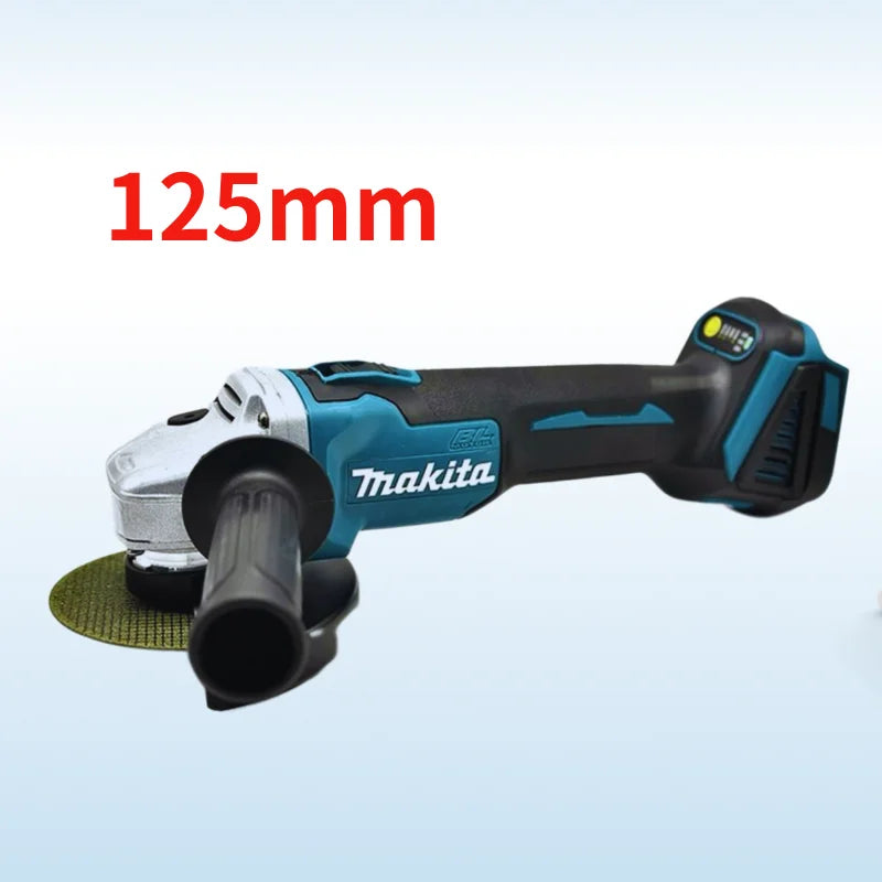 Makita 18V GrinderTools 125/100mm Brushless Grinding Machine Power Tool Electric Grinder Rechargeable Wireless Drill Free Shippi Leedoar