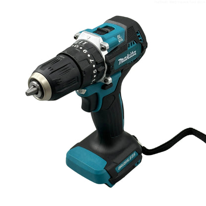 Makita DDF487 Screwdriver Cordless Percussion Drill 18V Electric Variable Speed Brushless Motor Impact Power Tools Power Drill Leedoar