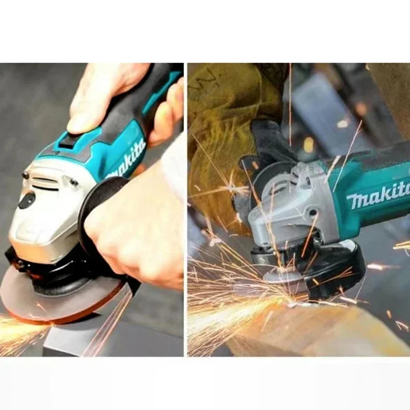 Makita DGA404 18V 125mm Brushless Lithium Electric Angle Grinder Rechargeable Cutting Machine High Power Polishing Machine Leedoar