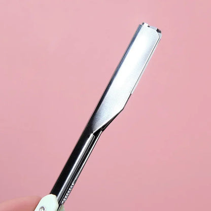 Manual Shaver Professional Straight Edge Stainless Steel Sharp Salon Razor Holder Folding Shaving Knife Shave Beard Cutter