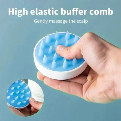 Massage Comb Scalp Cleansing Soft Bath Massage Brush Adult Baby Shampoo Massage Comb Silicone Comb Hairdressing Tools Leedoar