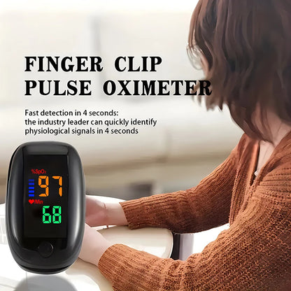 Oxímetro de pulso médico con clip para dedo, pantalla LED digital, monitor de sueño, herramienta de salud, medidor de saturación de oxígeno en sangre