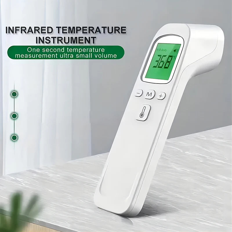 Medical Household Infrared Forehead Digital Adult Non-contact Laser Thermometer LCD Baby Adult Fever InfantBody Ear Thermometer Leedoar