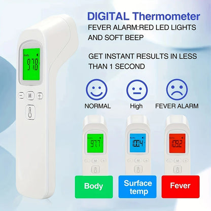 Medical Household Infrared Forehead Digital Adult Non-contact Laser Thermometer LCD Baby Adult Fever InfantBody Ear Thermometer Leedoar