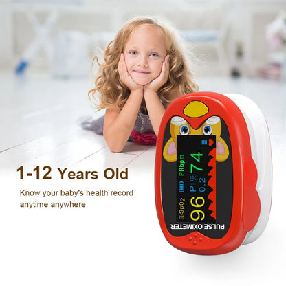 Medical Infant Finger Pulse Oximeter Pediatric SpO2 Blood Oxygen Saturation Meter Neonatal Children Kids Rechargeable Leedoar