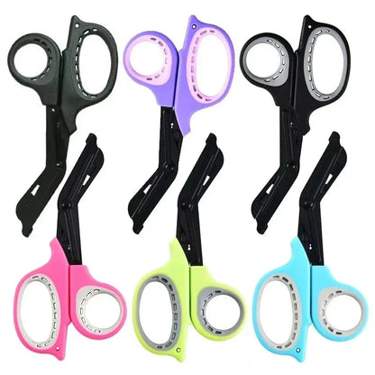 Medical Scissors Bandage Scissors Trauma Shears for Nurses, 7.5" Fluoride Coated Non-stick Blades Nursing EMT Students First Aid Leedoar