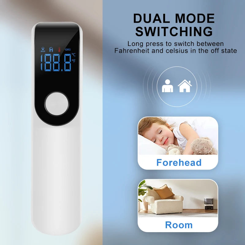 Medical Temperature Infrared Thermometer Forehead Digital Non-contact Thermomete LED Display Fever Measure Tool For Baby Adult Leedoar