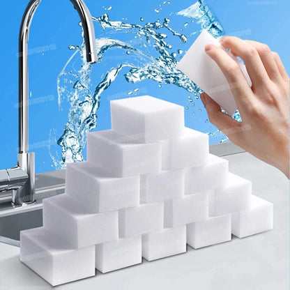 Melamine Sponge Magic Sponge Eraser Eraser Cleaner Cleaning Sponges for Kitchen Bathroom Cleaning Tools 10*6*2cm Leedoar