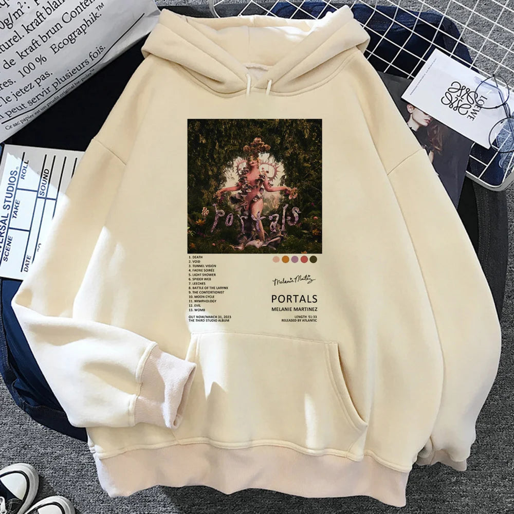 Melanie Martinez Hoodies Women Graphic Long Sleeve Fleece Winter Street Fashion Sweatshirts Top Female Oversized Streetwear