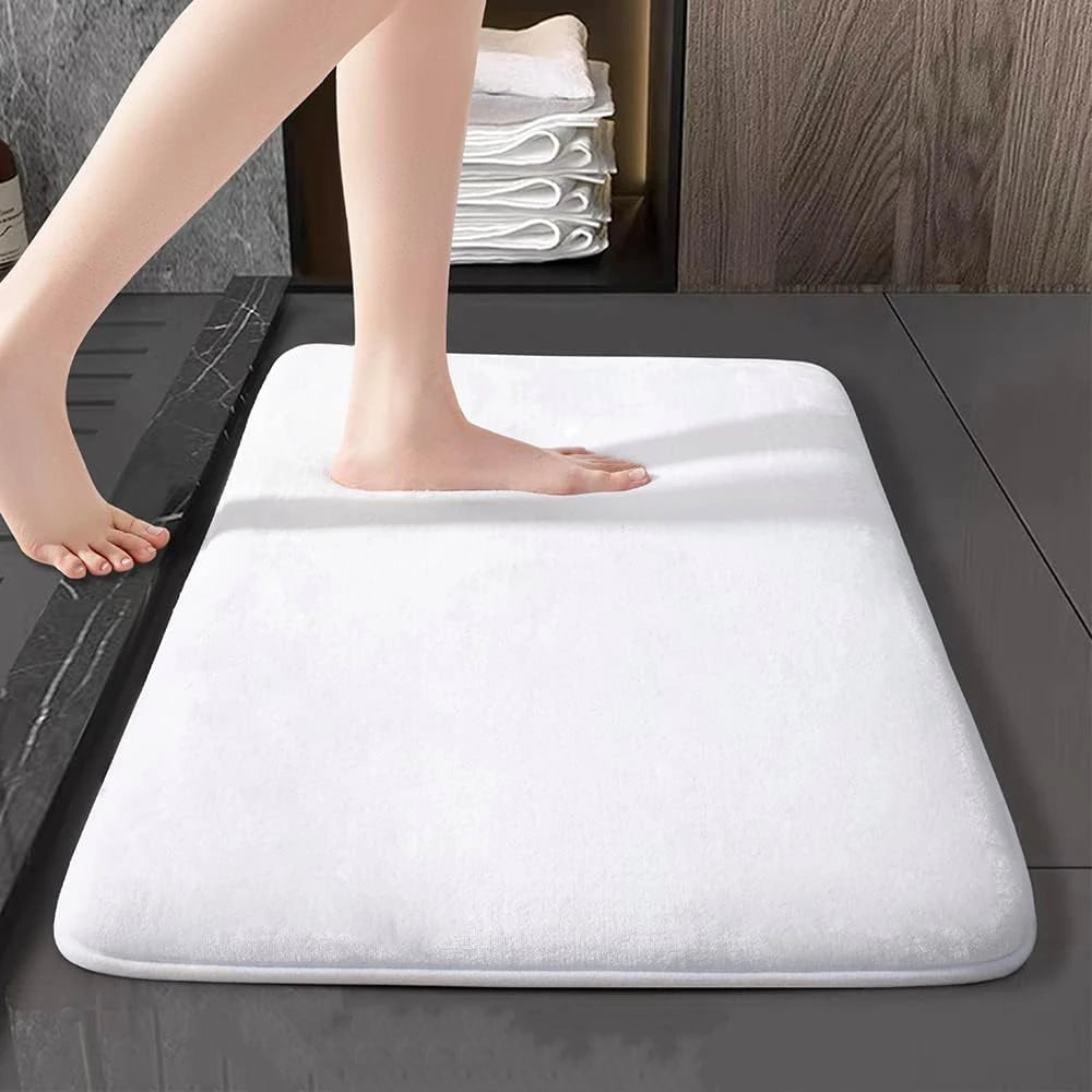 Memory Foam Bathroom Rug Anti-slip bathroom mat Ultra Soft floor mat Non-Slip Water Absorbent Leedoar