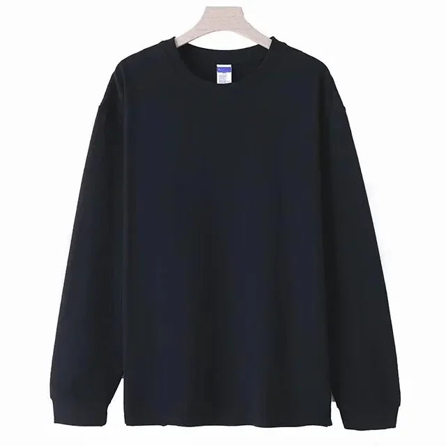 Mens T Shirts Casual Long Sleeve Cotton Moisture Wicking Heavyweight Tees Tanks Classic Loose Fit Tshirts for Men Leedoar