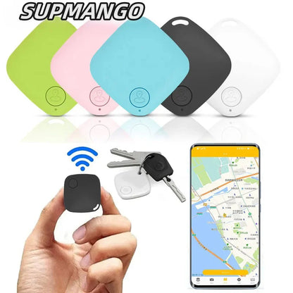 Mini Bluetooth 5.0 Tracker AntiLost Device Round Pet Kids Bag Wallet Tracking Smart Finder Locator Leedoar