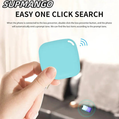 Mini Bluetooth 5.0 Tracker AntiLost Device Round Pet Kids Bag Wallet Tracking Smart Finder Locator Leedoar