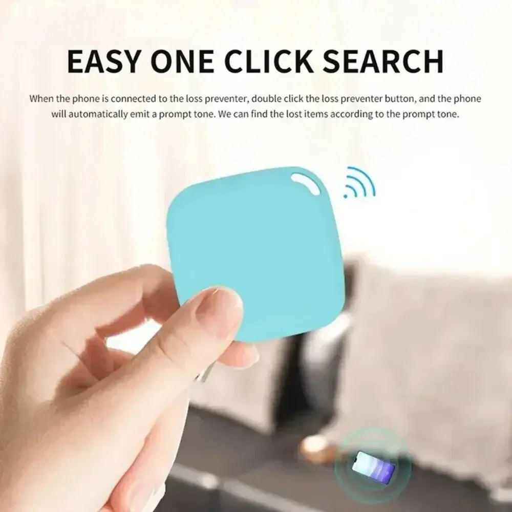 Mini Bluetooth 5.0 Tracker AntiLost Device Round Pet Kids Bag Wallet Tracking Smart Finder Locator gps tracker  wireless Leedoar