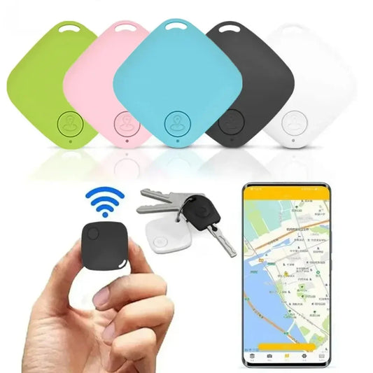 Mini Bluetooth 5.0 Tracker AntiLost Device Round Pet Kids Bag Wallet Tracking Smart Finder Locator gps tracker  wireless Leedoar