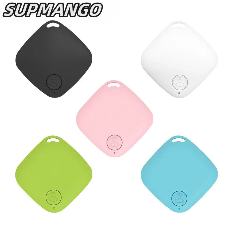 Mini Bluetooth 5.0 Tracker AntiLost Device Round Pet Kids Bag Wallet Tracking Smart Finder Locator Leedoar