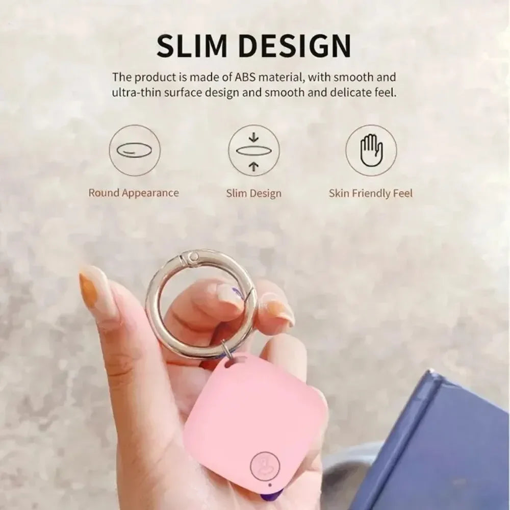 Mini Bluetooth 5.0 Tracker AntiLost Device Round Pet Kids Bag Wallet Tracking Smart Finder Locator gps tracker  wireless Leedoar