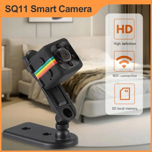 Mini cámara HD 1080P, portátil, pequeña cámara de niñera, grabadora de voz y video, cámara de seguridad oculta para interiores, para el hogar y la oficina 