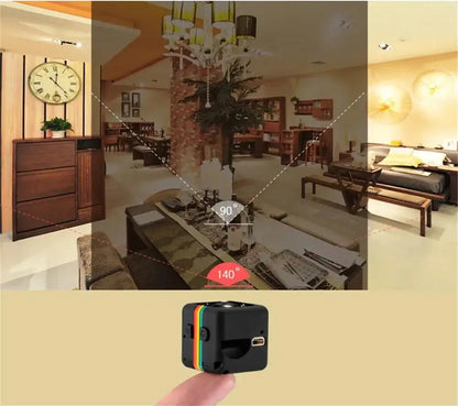 Mini Camera HD 1080P Portable Small Nanny Cam Video Voice Recorder Indoor Covert Security Camera for Home and Office Leedoar