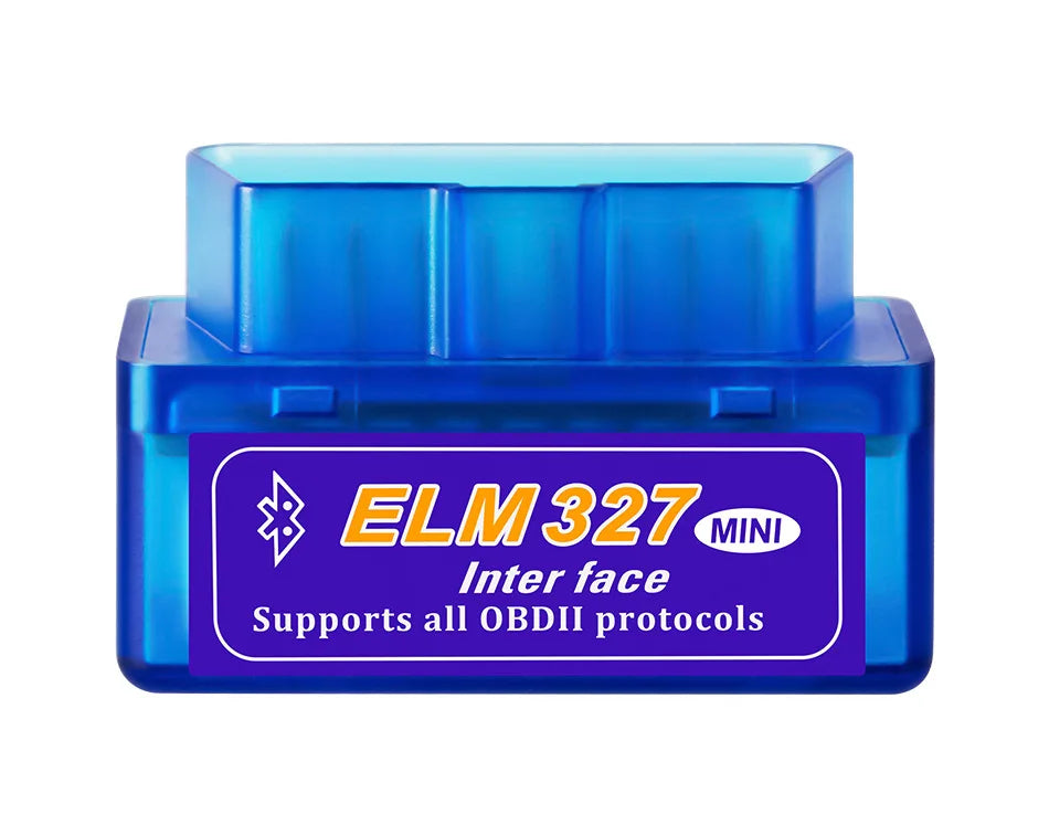 Mini Eml327 para Android V1.5 Bluetooth V2.1 OBD 2 Herramienta de diagnóstico de automóvil Escáner de código compatible Herramienta de escaneo inteligente Herramienta de escáner ODB2 