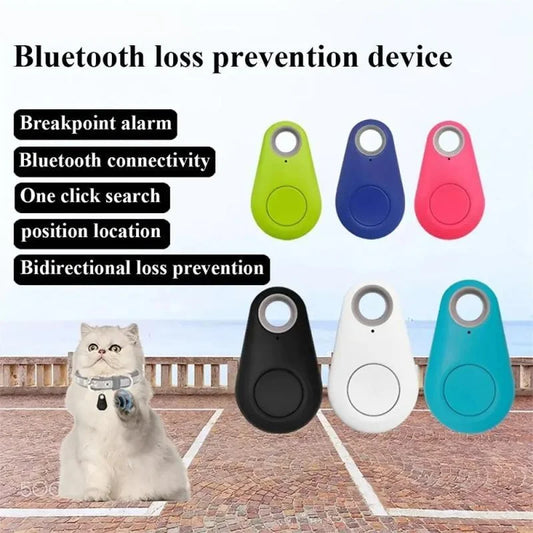 Mini Moda Inteligente Cão Animais de Estimação Bluetooth 4.0 Rastreador GPS Anti Perdido Alarme Tag Sem Fio Criança Bolsa Carteira Localizador Localizador 2PCS 