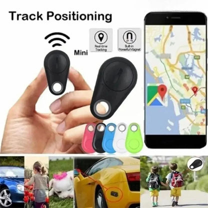 Mini Fashion Smart Dog Pets Bluetooth 4.0 GPS Tracker Anti Lost Alarm Tag Wireless Child Bag Wallet Finder Locator 2PCS Leedoar