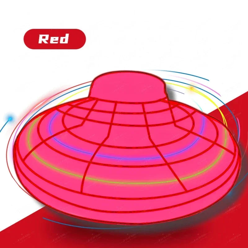 Mini Flying Ball Toys Magic Ball Flying Spinner Flight Gyro UFO Fingertip Drone Aircraft induction gyroscope Decompression Toy Leedoar