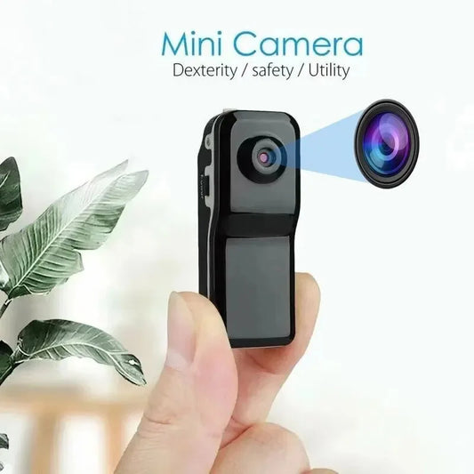 Mini HD DV Camera Body Camcorder Portable Mount Video Record Nanny Security Sports Car DVR Webcam Small Cam For Home and Office Leedoar