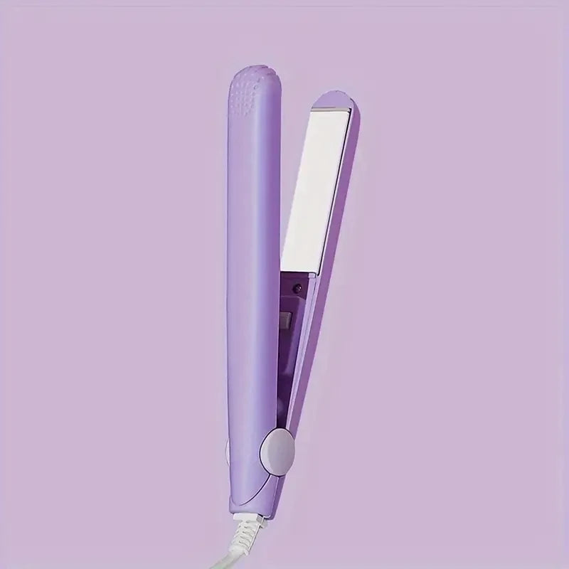 Mini Hair Straightener, Multi-color Splint, Quick Heating, Non-damaging Ceramic Plate, Bangs Clip, Curling and Straightening Leedoar