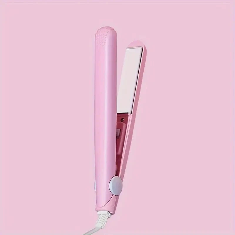 Mini Hair Straightener, Multi-color Splint, Quick Heating, Non-damaging Ceramic Plate, Bangs Clip, Curling and Straightening Leedoar