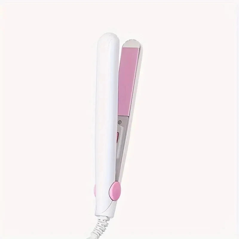 Mini Hair Straightener, Multi-color Splint, Quick Heating, Non-damaging Ceramic Plate, Bangs Clip, Curling and Straightening Leedoar