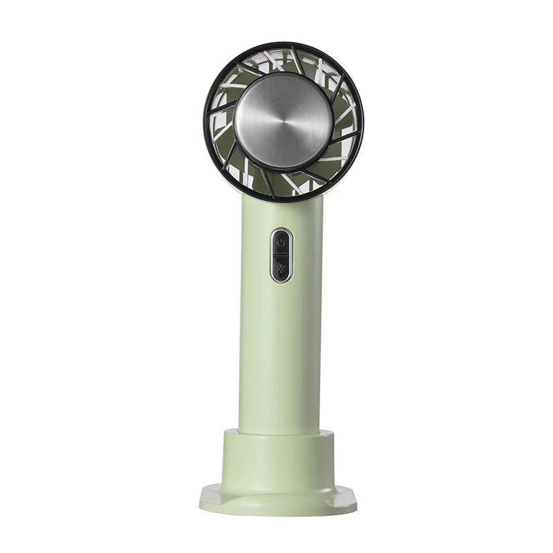 Mini Handheld Fan Semiconductor Refrigeration 2200mAh Battery Portable USB Rechargeable Hand Fan Cooling Air Cooler For Outdoor Leedoar