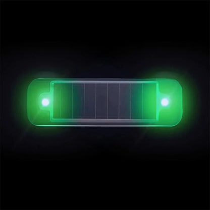 Mini LED Solar Power Car Warning Light Night Security Simulated Alarm Wireless Anti-Theft Caution Lamp Flashing Dummy Alarm Lamp Leedoar