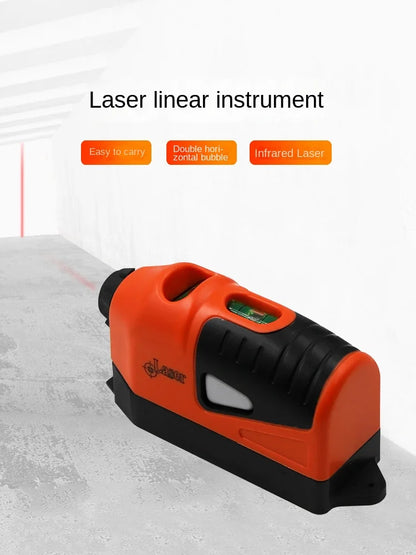 Mini Portable Laser Level Vertical Horizontal Laser Line Projection Measuring Tools Vertical Spirit Level Tool Laser Level Leedoar