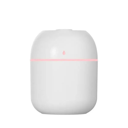 Mini humidificador de aire portátil con forma de gota de agua, USB, para escritorio, para interiores y hogares, silencioso, con atomización de aire 