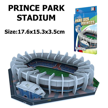 Miniature Football Field 3D DIY Puzzle World Famous Stadiums Models Football Game Peripheral Toys Fans Birthday Toys Gifts DDJ Leedoar