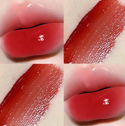 Brillo de labios Mirror Gloss Maquillaje de larga duración Lápiz labial hidratante Brillo de labios duradero Resistente al agua Cosméticos 6 colores 