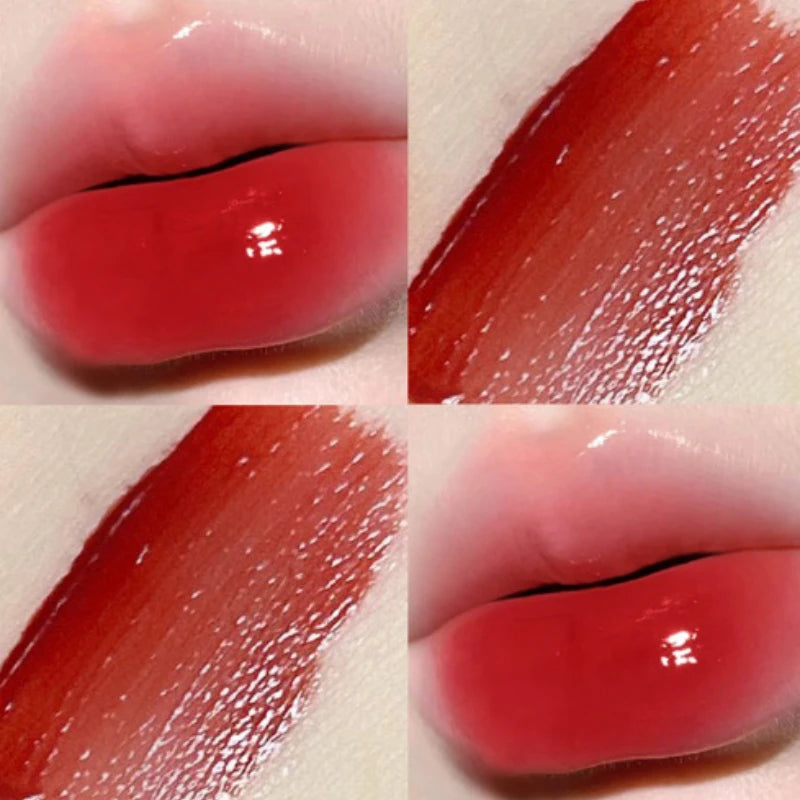 Brillo de labios Mirror Gloss Maquillaje de larga duración Lápiz labial hidratante Brillo de labios duradero Resistente al agua Cosméticos 6 colores 