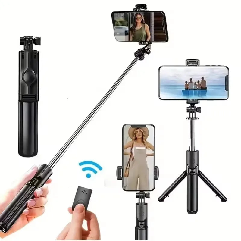 Mobile Selfie Stick Mini Tripé Stick 360 Bluetooth Selfie Stick 3em 1 Telefone Móvel Sem Fio Controle Remoto Tripé Stand