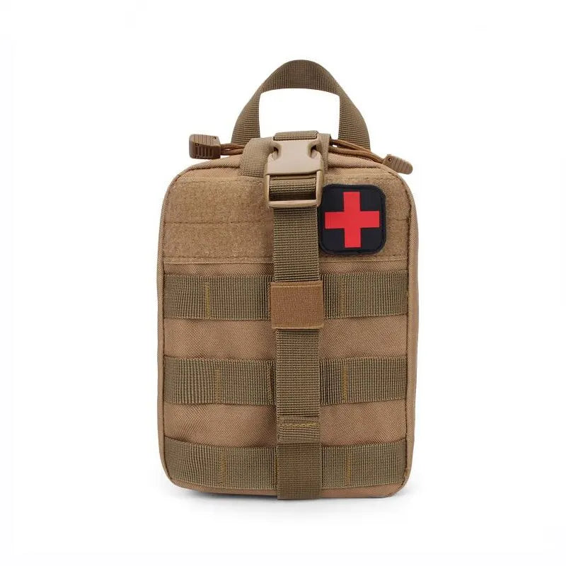 Bolsa táctica de primeros auxilios Molle IFAK, bolsa para exteriores de liberación rápida para acampar, senderismo, caza y emergencias 