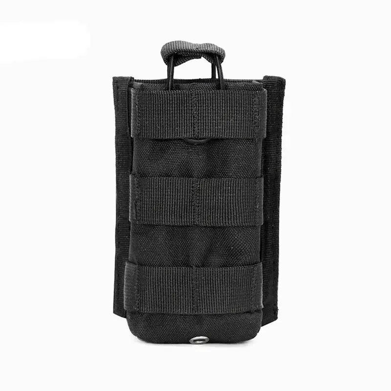 Bolsa para cargador Molle, bolsa táctica para caza, bolsa para cargador de un solo rifle, bolsa abierta en la parte superior, bolsa para cargador de cartucho M4, M16 5.56 .223, fundas para pistola 