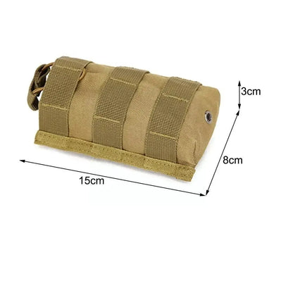 Bolsa para cargador Molle, bolsa táctica para caza, bolsa para cargador de un solo rifle, bolsa abierta en la parte superior, bolsa para cargador de cartucho M4, M16 5.56 .223, fundas para pistola 