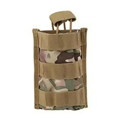 Bolsa para cargador Molle, bolsa táctica para caza, bolsa para cargador de un solo rifle, bolsa abierta en la parte superior, bolsa para cargador de cartucho M4, M16 5.56 .223, fundas para pistola 