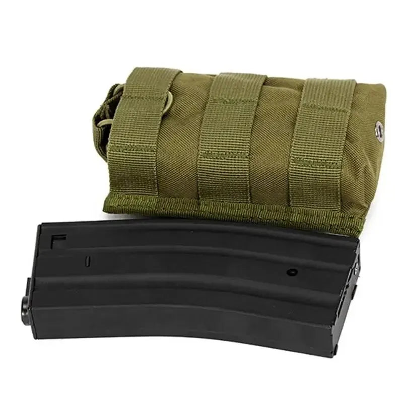 Molle Mag Pouch Hunting Tactical Single Rifle Magazine Pouch Open Top Bag M4 M16 5.56 .223 Cartridge Clip Pouch Coldres de arma 